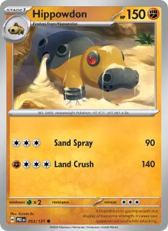Pokémon-Karte Hippowdon 053/131