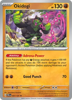 Pokémon-Karte Okidogi 057/131