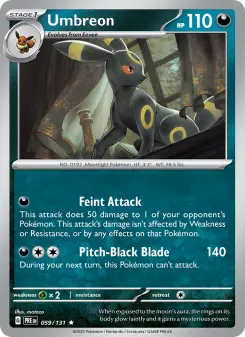 Pokémon-Karte Umbreon 059/131
