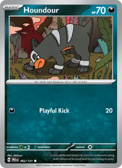 Pokémon-Karte Houndour 062/131
