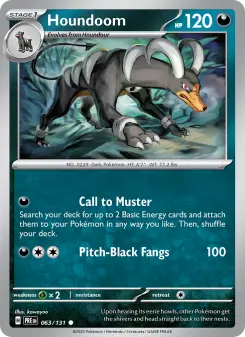 Pokémon-Karte Houndoom 063/131