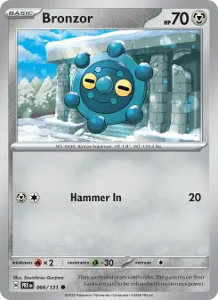 Pokémon-Karte Bronzor 066/131