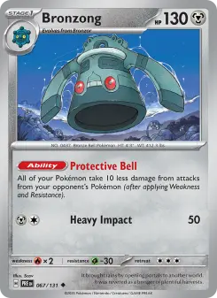 Pokémon-Karte Bronzong 067/131