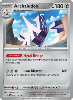 Pokémon-Karte Archaludon 070/131