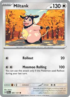 Pokémon-Karte Miltank 081/131