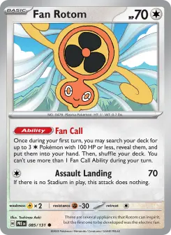 Pokémon-Karte Fan Rotom 085/131