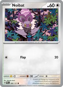 Pokémon-Karte Noibat 090/131