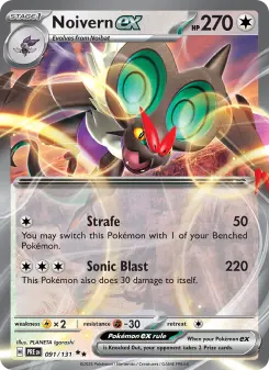 Pokémon-Karte Noivern ex 091/131