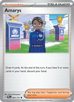 Pokémon-Karte Amarys 093/131