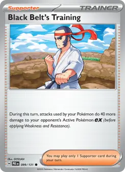 Pokémon-Karte Black Belt's Training 099/131