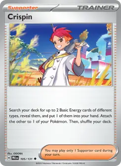 Pokémon-Karte Crispin 105/131