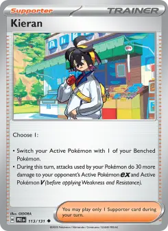 Pokémon-Karte Kieran 113/131