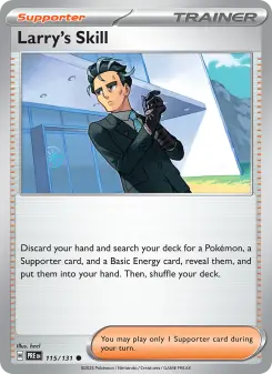 Pokémon-Karte Larry's Skill 115/131
