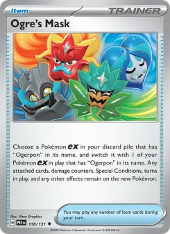 Pokémon-Karte Ogre's Mask 118/131