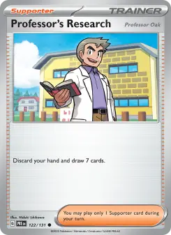 Pokémon-Karte Professor's Research 122/131