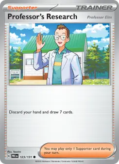 Pokémon-Karte Professor's Research 123/131