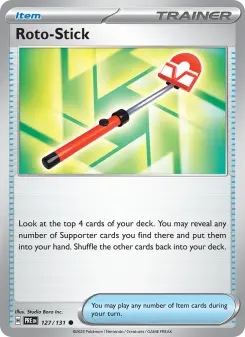 Pokémon-Karte Roto-Stick 127/131