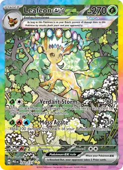 Pokémon-Karte Leafeon ex 144/131