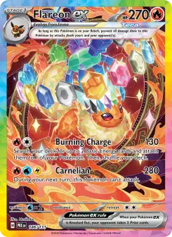 Pokémon-Karte Flareon ex 146/131