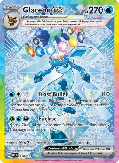 Pokémon-Karte Glaceon ex 150/131