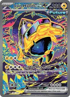 Pokémon-Karte Iron Hands ex 154/131