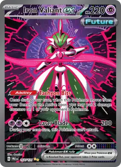 Pokémon-Karte Iron Valiant ex 157/131