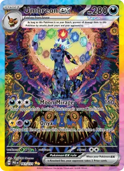 Pokémon-Karte Umbreon ex 161/131