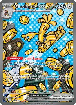 Pokémon-Karte Gholdengo ex 164/131
