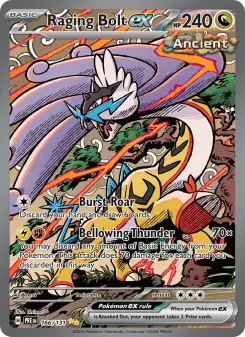 Pokémon-Karte Raging Bolt ex 166/131