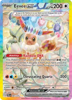 Pokémon-Karte Eevee ex 167/131