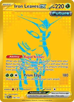 Pokémon-Karte Iron Leaves ex 176/131
