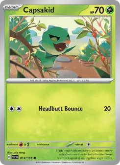 Pokémon-Karte Capsakid 012/191