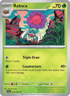 Pokémon-Karte Rabsca 014/191
