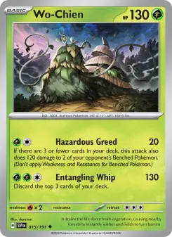 Pokémon-Karte Wo-Chien 015/191