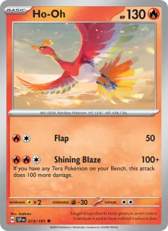 Pokémon-Karte Ho-Oh 019/191