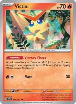 Pokémon-Karte Victini 021/191