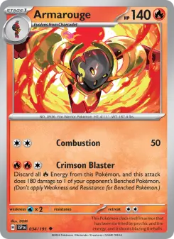 Pokémon-Karte Armarouge 034/191