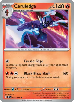 Pokémon-Karte Ceruledge 035/191