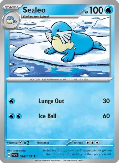 Pokémon-Karte Sealeo 044/191