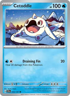 Pokémon-Karte Cetoddle 053/191
