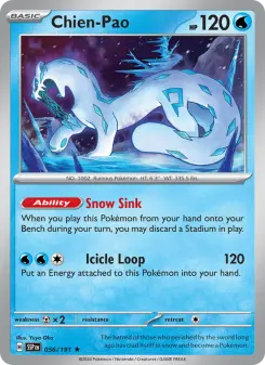Pokémon-Karte Chien-Pao 056/191