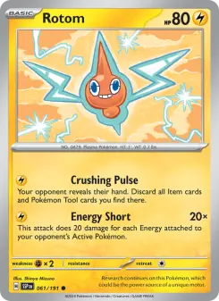 Pokémon-Karte Rotom 061/191