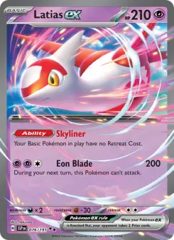 Pokémon-Karte Latias ex 076/191
