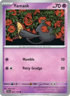 Pokémon-Karte Yamask 082/191