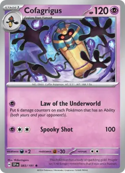 Pokémon-Karte Cofagrigus 083/191