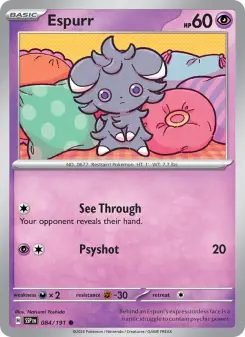 Pokémon-Karte Espurr 084/191