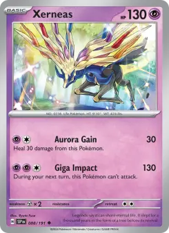 Pokémon-Karte Xerneas 088/191