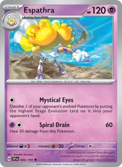 Pokémon-Karte Espathra 095/191