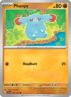 Pokémon-Karte Phanpy 102/191