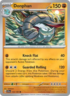 Pokémon-Karte Donphan 103/191